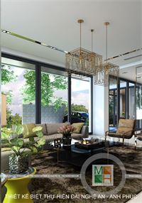 Thiết kế nội thất biệt thự cao cấp hiện đại ANH PHÚC - NGHỆ AN 