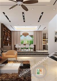 Thiết kế nội thất biệt thự hiện đại HUYNDAI HILLSTATE - Anh Hà