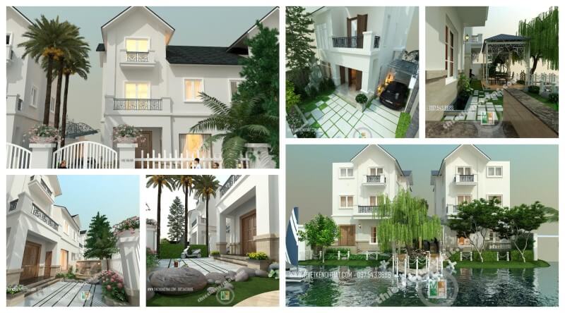 Thiết kế biệt thự 3 tầng vincom village kiến trúc hiện đại đẹp đẳng cấp ở hà nội Thiết kế biệt thự